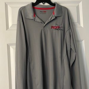 Golf shirt. Long sleeve polo.